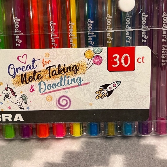 Zebra Office Zebra 3 Pack Doodlerz Assorted Gel Pens Poshmark
